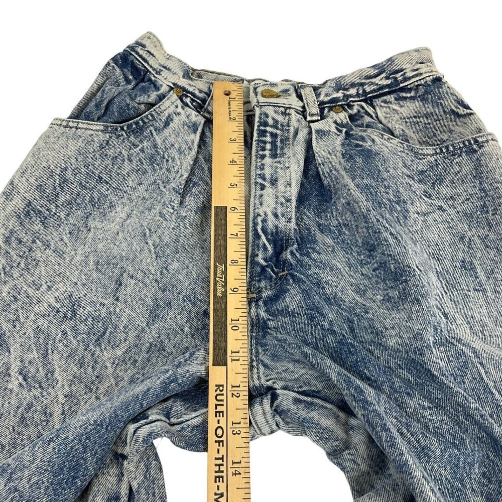 Vintage Y2k Essentials Sport Jeans Womens Sz 10 Acid Wash Skinny High Rise Denim - Picture 9 of 11